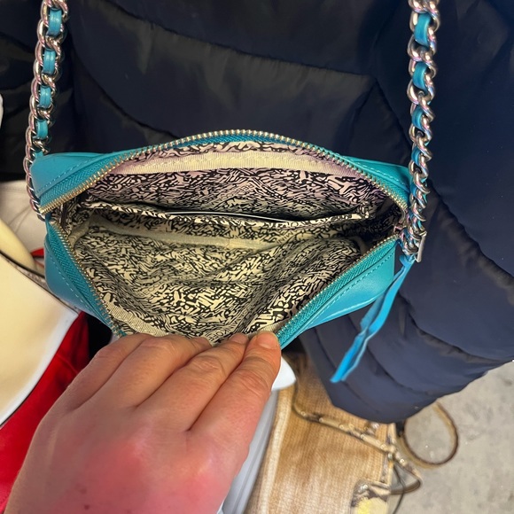 Rebecca Minkoff Turquoise Leather Crossbody - Picture 2 of 4